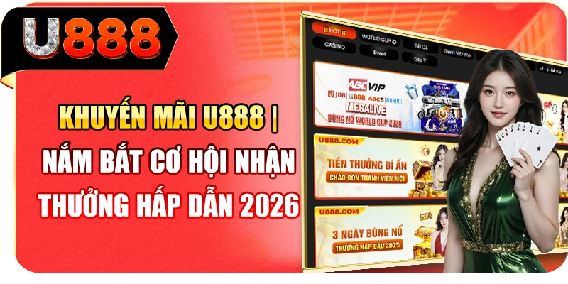Khuyến Mãi U888 | Nắm Bắt Cơ Hội Nhận Thưởng Hấp Dẫn 2026