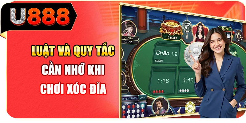 Luật và quy tắc cần nhớ khi chơi Xóc Đĩa