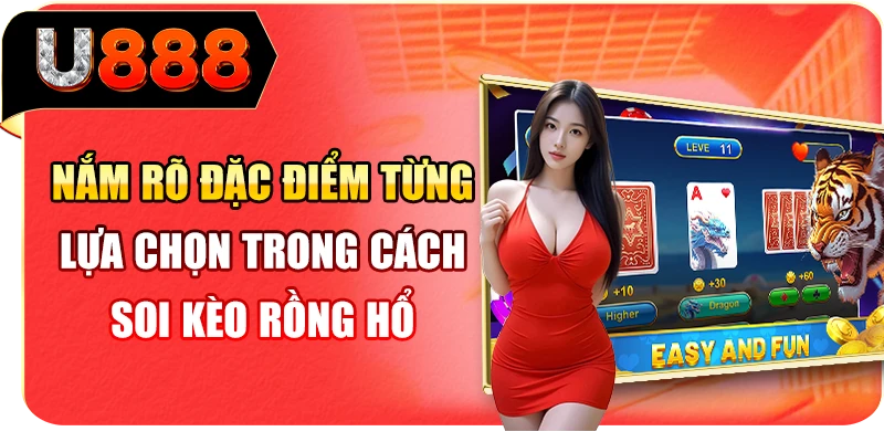 Nắm rõ đặc điểm từng lựa chọn trong cách soi kèo Rồng Hổ